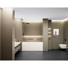 image:imageAqua Eden VTAP5436L22 54Inch Acrylic 3Wall Alcove Tub with Left Hand Drain Glossy White
