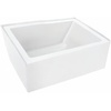 image:imageAqua Eden VTAP5436L22 54Inch Acrylic 3Wall Alcove Tub with Left Hand Drain Glossy White