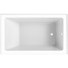 image:imageAqua Eden VTAP5436R22 54Inch Acrylic 3Wall Alcove Tub with Right Hand Drain Glossy White