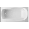 image:imageAqua Eden VTAP6031L21C 60Inch AntiSkid Acrylic 3Wall Alcove Tub with Left Hand Drain Hole WhiteWhite