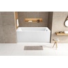 image:imageAqua Eden VTAP603222R 60Inch Acrylic 3Wall Alcove Tub with Right Hand Drain Hole WhiteGlossy White