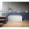 image:imageAqua Eden VTAP6032L21TS 60Inch Acrylic 2Wall Corner Alcove Tub with Left Hand Drain WhiteWhite