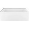 image:imageAqua Eden VTAP6032L21TS 60Inch Acrylic 2Wall Corner Alcove Tub with Left Hand Drain WhiteWhite