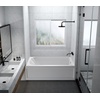 image:imageAqua Eden VTAP6032R21A 60Inch AntiSkid Acrylic 3Wall Alcove Tub with Right Hand Drain Hole White