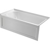 image:imageAqua Eden VTAP6032R21A 60Inch AntiSkid Acrylic 3Wall Alcove Tub with Right Hand Drain Hole White