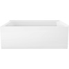 image:imageAqua Eden VTAP6032R21TS 60Inch Acrylic 2Wall Corner Alcove Tub with Right Hand Drain WhiteWhite