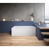 image:imageAqua Eden VTAP6032R21TS 60Inch Acrylic 2Wall Corner Alcove Tub with Right Hand Drain WhiteWhite