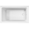 image:imageAqua Eden VTAP6032R21TS 60Inch Acrylic 2Wall Corner Alcove Tub with Right Hand Drain WhiteWhite