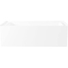 image:imageAqua Eden VTAP663222R 66Inch Acrylic 3Wall Alcove Tub with Right Hand Drain WhiteWhite
