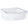 image:imageAqua Eden VTDR663222R 66Inch Acrylic Curved Apron 3Wall Alcove Tub with Right Hand Drain Glossy White