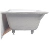 image:imageKingston Brass Aqua Eden VTAP603622L 60Inch Acrylic Alcove Tub with Left Hand Drain WhiteWhite