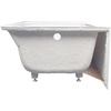 image:imageKingston Brass Aqua Eden VTAP603622L 60Inch Acrylic Alcove Tub with Left Hand Drain WhiteWhite