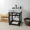 image:imageKingston Brass CC43100DLLKB30 Trimscape Modern Plumbing Sink Trim Kit with Bottle Trap in Matte Black