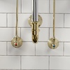 image:imageKingston Brass CC43102LKB30 Trimscape Traditional Plumbing Sink Trim Kit with PTrap in Polished Brass