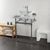 image:imageKingston Brass CC43108VKB30 Trimscape Traditional Plumbing Sink Trim Kit with PTrap and Drain in Brushed NickelPolished Chrome