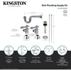 image:imageKingston Brass CC43108VKB30 Trimscape Traditional Plumbing Sink Trim Kit with PTrap and Drain in Brushed NickelPolished Chrome