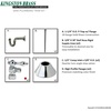 image:imageKingston Brass CC53301LKB30 Trimscape Traditional Plumbing Sink Trim Kit with PTrap in Polished ChromePolished Chrome