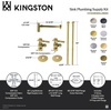 image:imageKingston Brass CC53303DLLKB40 Trimscape Modern Plumbing Sink Trim Kit with Bottle Trap in Antique BrassAntique Brass