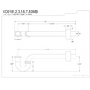 image:imageKingston Brass CC9186 114 PTrap with Box Flange 18 Length 18 Gauge Polished NickelPolished Nickel
