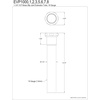 image:imageKingston Brass Fauceture EVP1006 Century 8Inch X 114 Inch OD Slip Joint Brass Extension Tube Polished NickelPolished Nickel