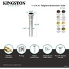 image:imageKingston Brass Fauceture EVP1006 Century 8Inch X 114 Inch OD Slip Joint Brass Extension Tube Polished NickelPolished Nickel