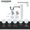 image:imageKingston Brass KPK106P Trimscape Traditional Plumbing Sink Trim Kit with PTrap in Polished NickelPolished Chrome