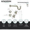 image:imageKingston Brass KPK106P Trimscape Traditional Plumbing Sink Trim Kit with PTrap in Polished NickelPolished Nickel