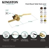 image:imageKingston Brass KTDL0 Concord Front Mount Toilet Tank Lever Matte Black 1144 x 369 x 138Antique Brass