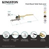 image:imageKingston Brass KTTL2 Templeton Front Mount Toilet Tank Lever LeftRight Installation in Polished BrassPolished Chrome