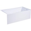 image:imageKingston Brass VTAP543022R Aqua Eden Alcove Tub WhiteBathtub