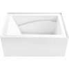 image:imageAqua Eden VTAM4832R22D 48Inch AntiSkid Acrylic 3Wall Alcove Tub with Right Hand Drain Glossy White
