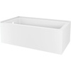 image:imageAqua Eden VTAP6032L21TS 60Inch Acrylic 2Wall Corner Alcove Tub with Left Hand Drain WhiteWhite