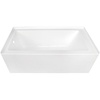 image:imageKINGSTON BRASS VTDE603122R 60Inch Contemporary Alcove Acrylic Bathtub with Right Hand Drain and Overflow Holes WhiteLeft Hand Drain
