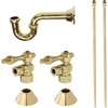 image:imageKingston Brass CC43102LKB30 Trimscape Traditional Plumbing Sink Trim Kit with PTrap in Polished Brass