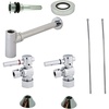 image:imageKingston Brass CC53301DLVKB30 Contemporary Plumbing Sink Trim Kit with Bottle Trap for Vessel Sink without Overflow Hole Polished ChromePolished Chrome
