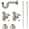 image:imageKingston Brass CC53301LKB30 Trimscape Traditional Plumbing Sink Trim Kit with PTrap in Polished ChromeBrushed Nickel