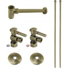 image:imageKingston Brass CC53303DLLKB40 Trimscape Modern Plumbing Sink Trim Kit with Bottle Trap in Antique BrassAntique Brass