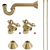 image:imageKingston Brass CC53307LKB30 Trimscape Traditional Plumbing Sink Trim Kit with PTrap in Brushed Brass