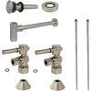image:imageKingston Brass CC53308DLVOKB30 Trimscape Modern Plumbing Sink Trim Kit with Bottle Trap and Overflow Drain in Brushed NickelBrushed Nickel