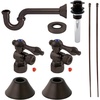 image:imageKingston Brass CC53308VKB30 Trimscape Traditional Plumbing Sink Trim Kit with PTrap and Drain in Brushed NickelOil Rubbed Bronze