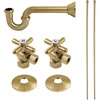 image:imageKingston Brass KPK106P Trimscape Traditional Plumbing Sink Trim Kit with PTrap in Polished NickelBrushed Brass