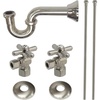image:imageKingston Brass KPK106P Trimscape Traditional Plumbing Sink Trim Kit with PTrap in Polished NickelBrushed Nickel