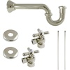 image:imageKingston Brass KPK106P Trimscape Traditional Plumbing Sink Trim Kit with PTrap in Polished NickelPolished Nickel