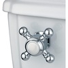image:imageKingston Brass KTBX2 Buckingham Front Mount Toilet Tank Lever LeftRight Installation in Polished BrassPolished Chrome