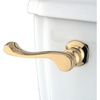 image:imageKingston Brass KTFL1 French Front Mount Toilet Tank Lever LeftRight Installation in Polished ChromePolished Brass