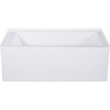 image:imageKingston Brass VTAP543022R Aqua Eden Alcove Tub WhiteBathtub