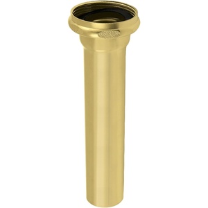 image:imageFauceture EVT6120 Possibility 112 to 114 StepDown Tailpiece 6 Length Matte BlackBrushed Brass