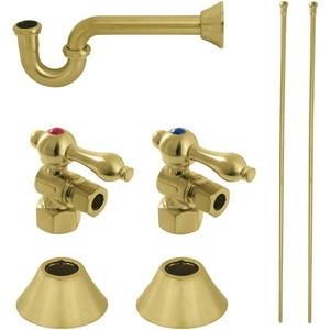 image:imageKingston Brass CC43107LKB30 Trimscape Traditional Plumbing Sink Trim Kit with PTrap in Brushed Brass