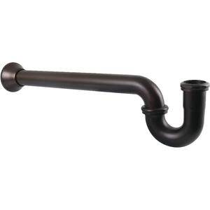 image:imageKingston Brass CC5246 114 or 112 x 112 PTrap with Bell Flange 19 Length 18 Gauge Polished NickelOil Rubbed Bronze