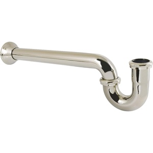 image:imageKingston Brass CC5246 114 or 112 x 112 PTrap with Bell Flange 19 Length 18 Gauge Polished NickelPolished Nickel